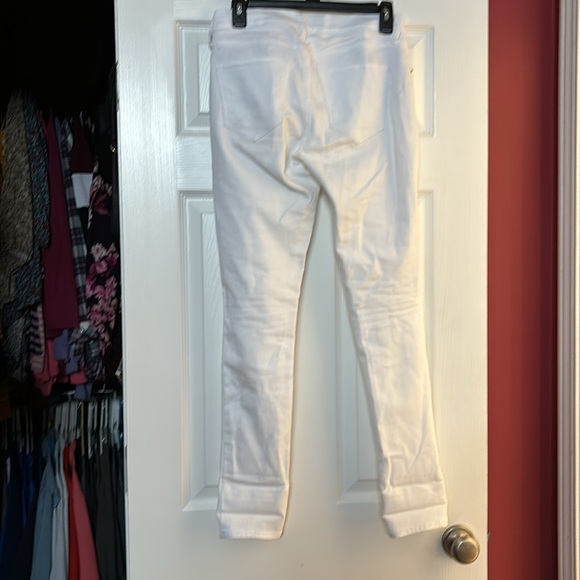 Old navy white mid rise jeans original fit size 2 regular - Picture 2 of 4
